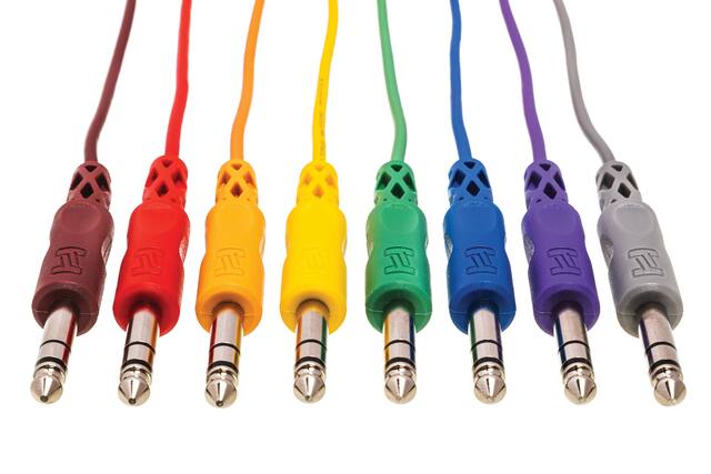 Front. HOSA - Balanced Patch Cables, 1/4 in. TRS to Same, 3 ft. Misc Cords Cables Headphones.