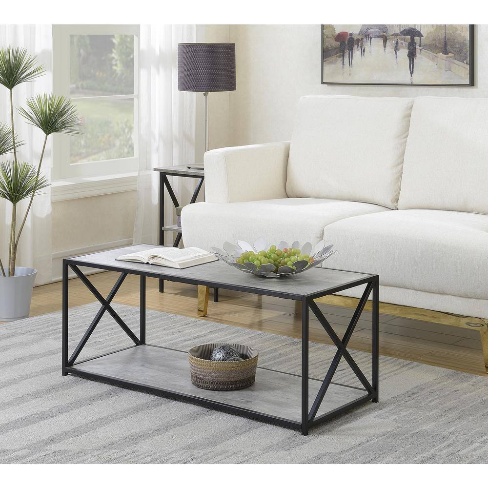 Back. Convenience Concepts - Tucson Coffee Table - Faux Birch.