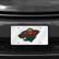 Alt View 1. Rico Industries - Minnesota Wild Hockey NHL Logo Silver Mirror Look LASER License Plate - Multi.