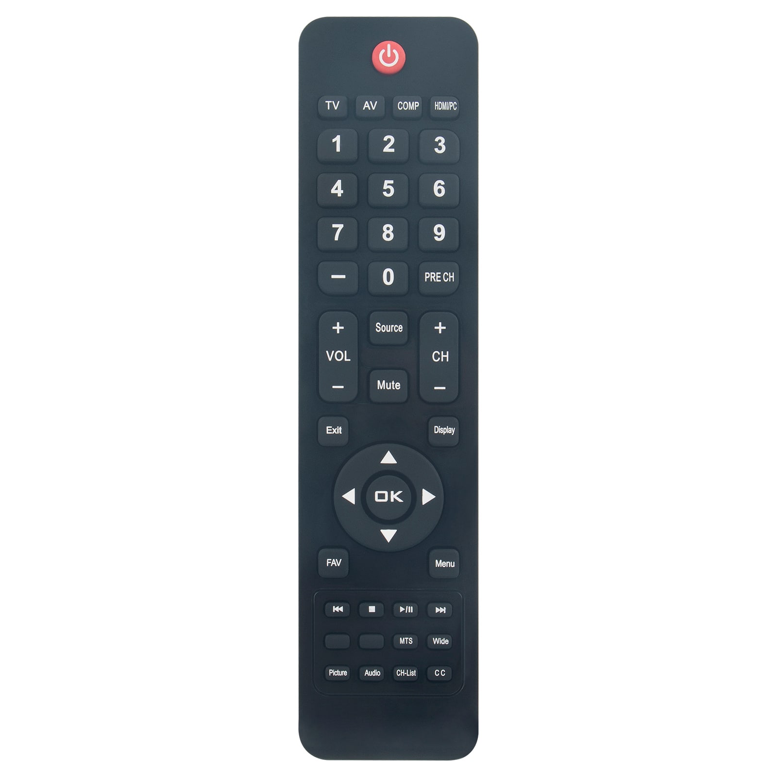 ALLIMITY - Replacement Remote Control B8.080.446-2, Fit for NEC Television E656 E556 E506 E436 E326 - Black price history on PriceWatchPro