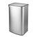 Angle. Innovaze - 15.6 Gal./60 Liter Stainless Steel Rectangular Motion Sensor Trash Can for Kitchen - Sliver.