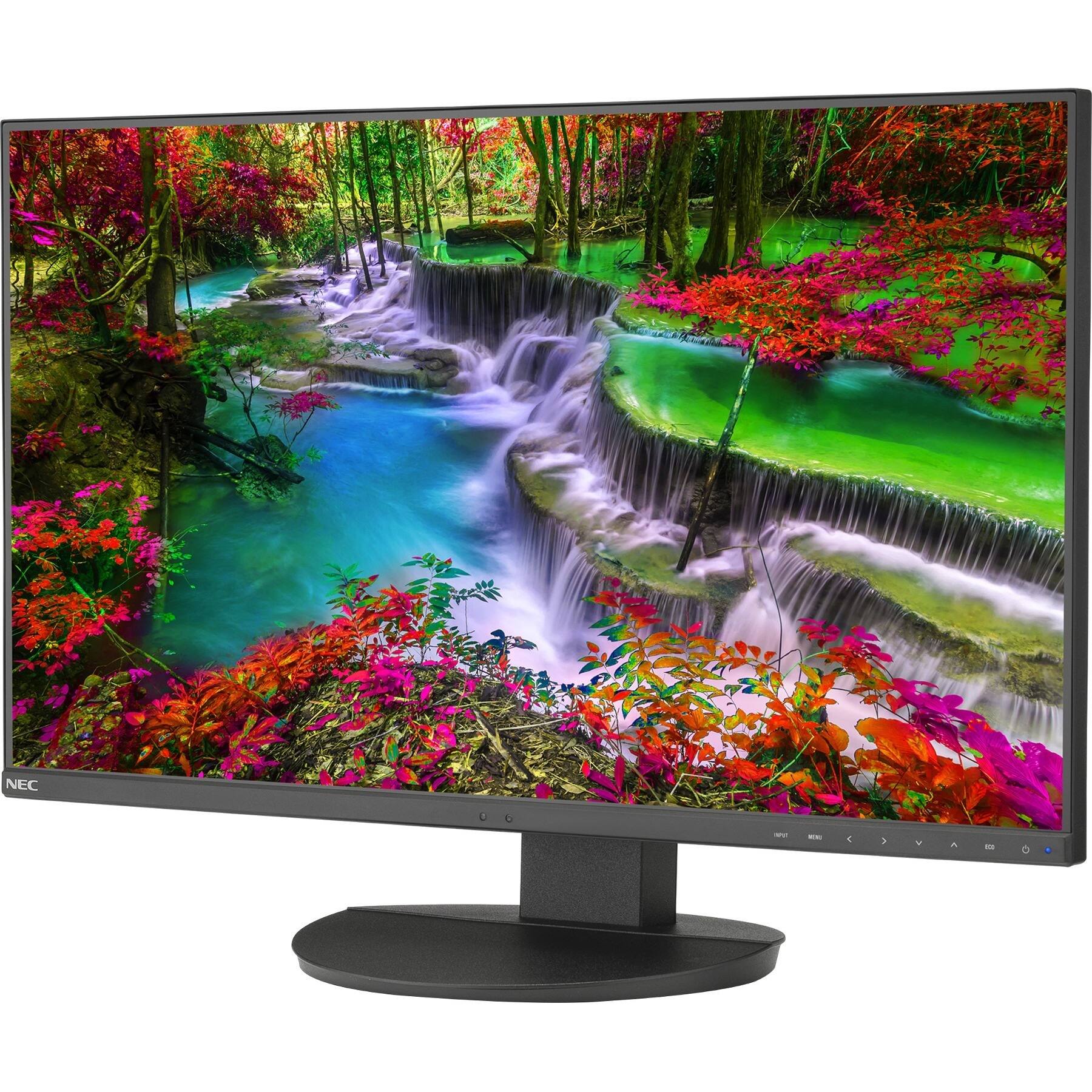 Alt View 7. NEC - NEC Display MultiSync EA271F-BK 27" Class Full HD LCD Monitor - 16:9 - Black - 27" Viewable - WLED Backlight - 1920 x - Black.