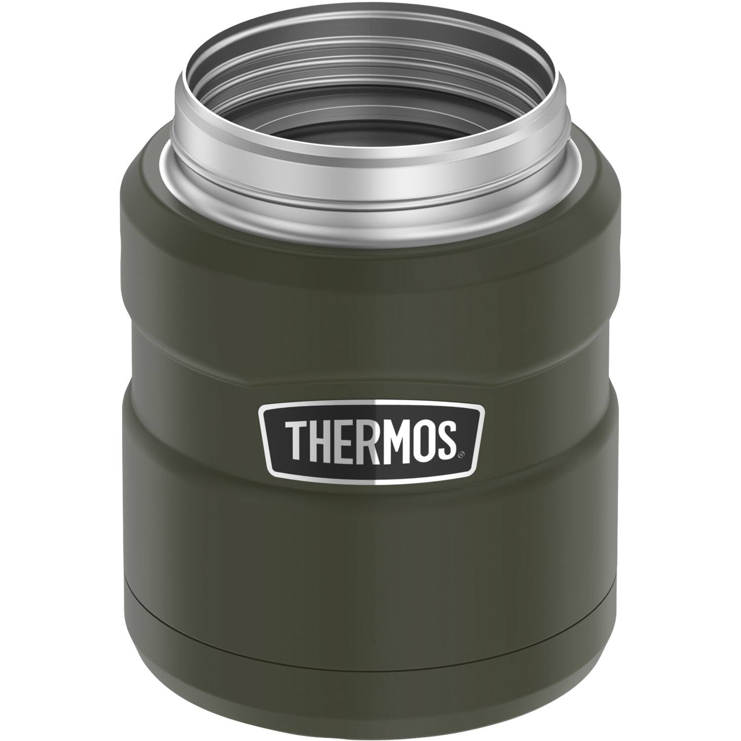Alt View 6. Thermos - Thermos 16 oz Stainless King Insulated Food Jar Container - Matte Army Green - Matte Army Green.