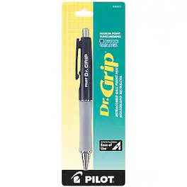 Pilot - Dr. Grip Retractable Ballpoint Pen, Medium Point, Blue Ink (36101)