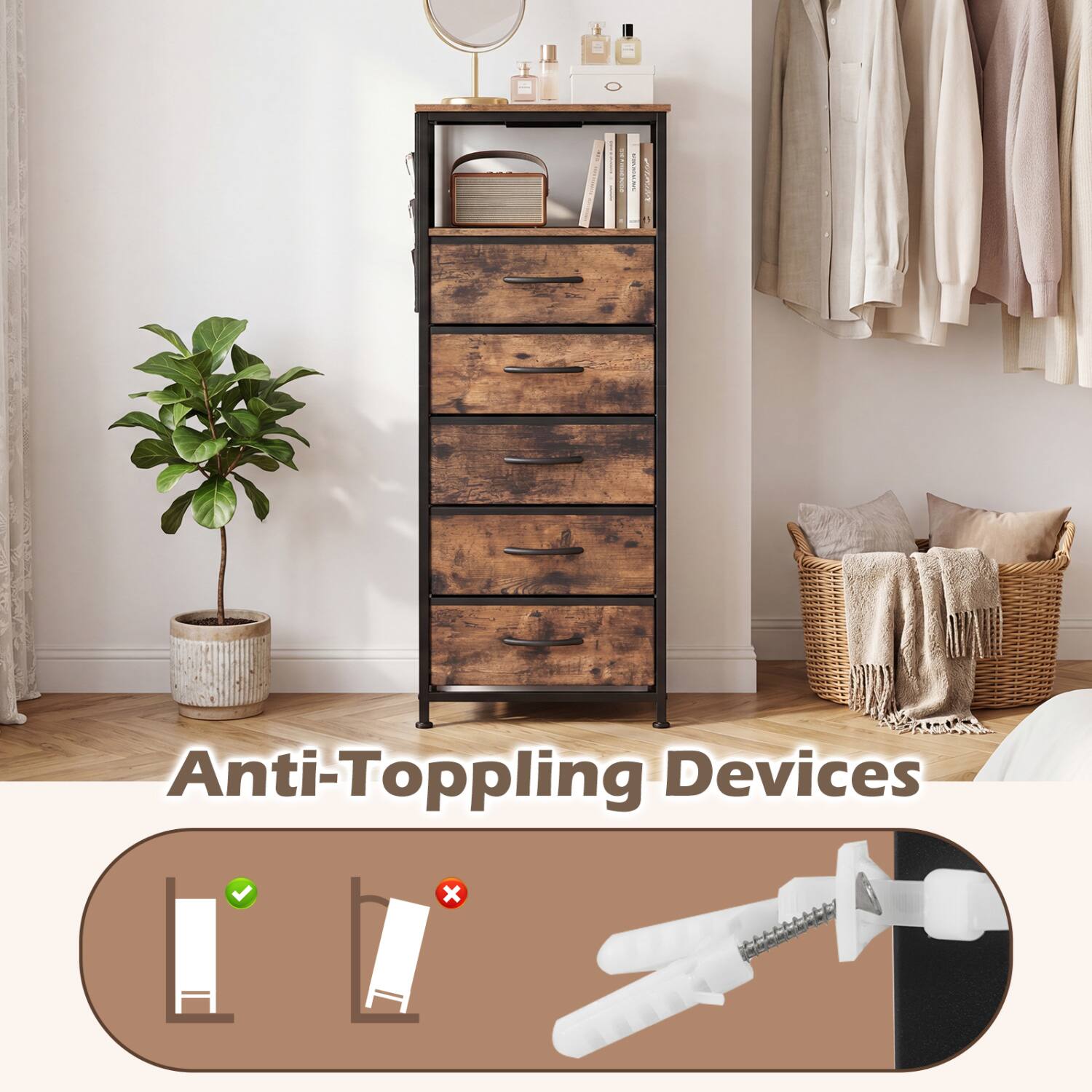 Anti-Toppling Devices