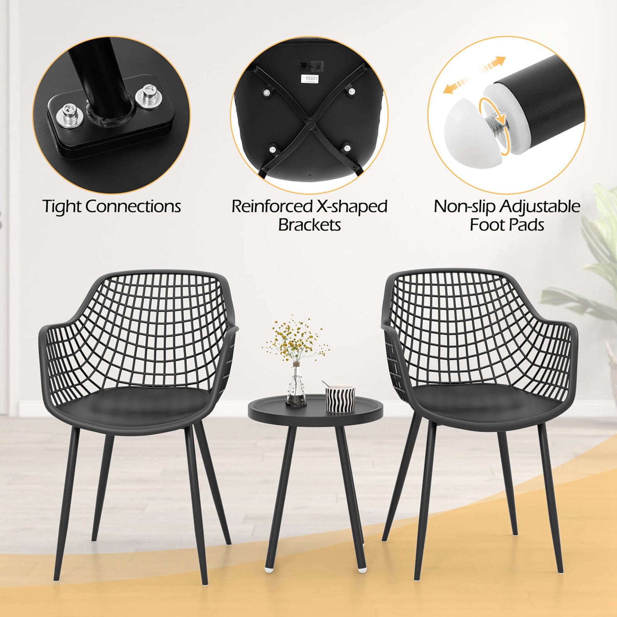 Tight Connections Reinforced X-shaped Brackets Non-slip Adjustable Foot Pads