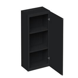 Boyel Living - 21-in W x 30-in H x 12-in D Shaker RTA Kitchen Wall Cabinet with Soft-Close - Black