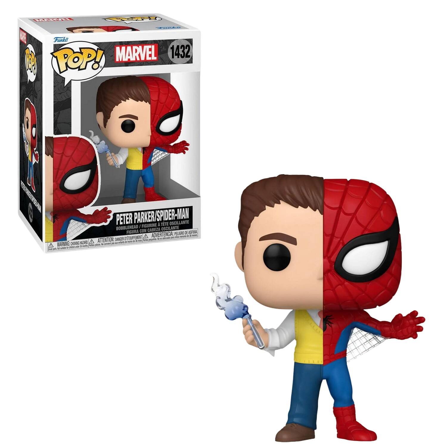 Funko - Pop! Split Peter Parker/Spider-Man - Multicolor