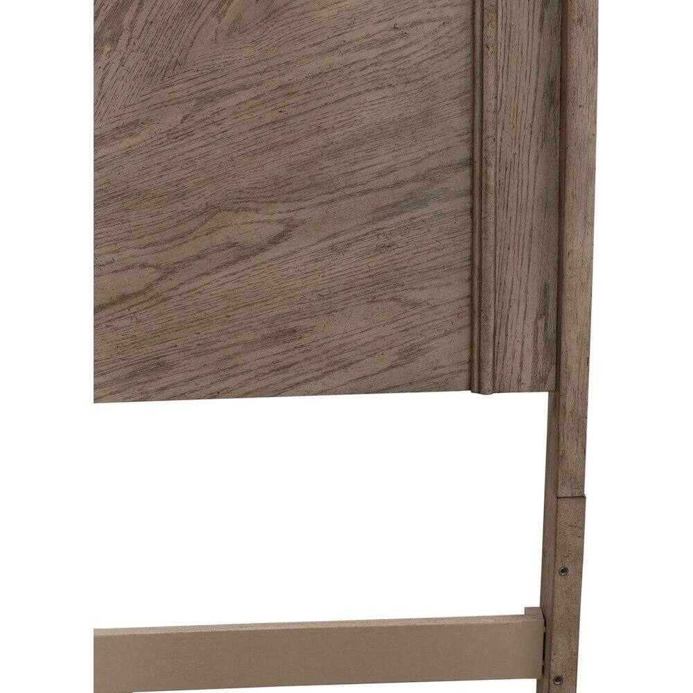 Alt View 2. Liberty Furniture Industries - Avalon Queen Panel Headboard with Oak Wood Frame - Burnished Beige - Burnished Beige.