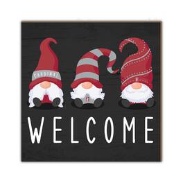 Fan Creations - Stanford Cardinal 10'' x 10'' Welcome Gnomes Sign - Multicolor