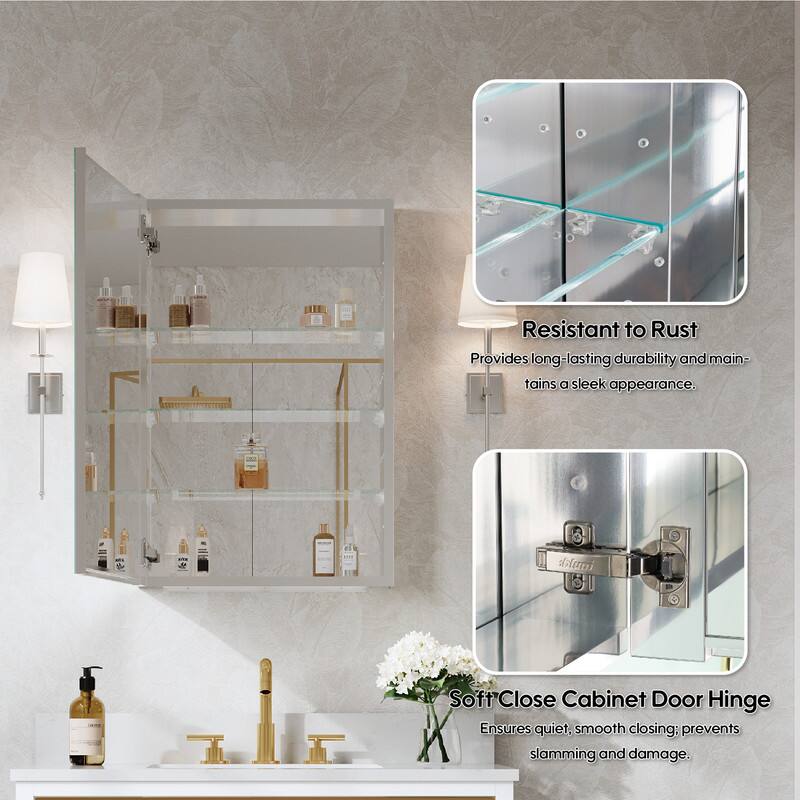 Resistant to Rust  
Provides long-lasting durability and maintains a sleek appearance.  

Soft Close Cabinet Door Hinge  
Ensures quiet, smooth closing; prevents slamming and damage.
