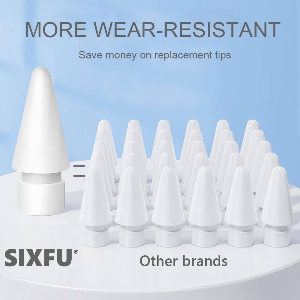 MORE WEAR-RESISTANT  
Save money on replacement tips  

SIXFU®  

Other brands