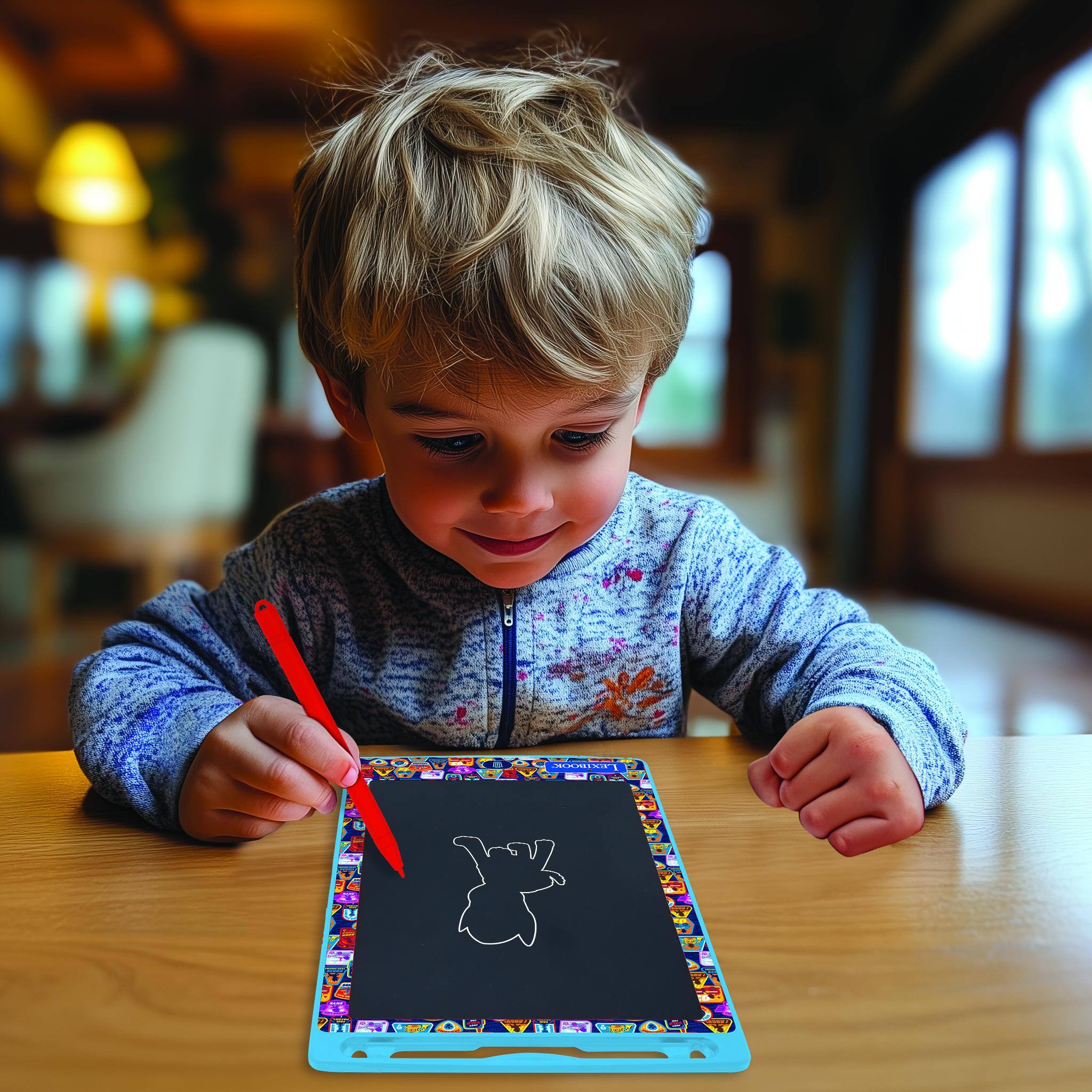 Alt View 10. Lexibook - Paw Patrol 11’’ Multicolor Learning Drawing E-ink Tablet with Stencils.