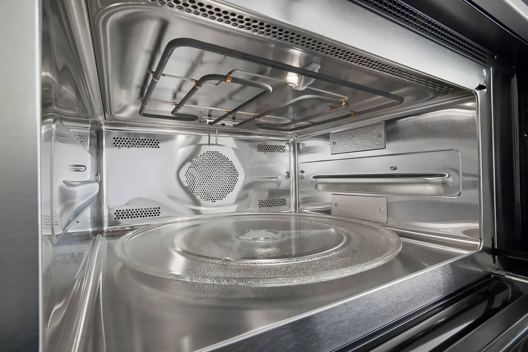 Alt View 18. KitchenAid - 30" Built-In Electric Convection Double Wall Combination with Microwave and Air Fry Mode - Stainless Steel.