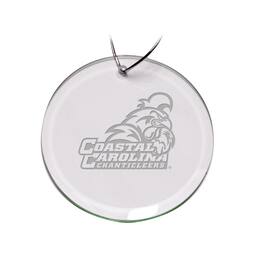 Jardine - Coastal Carolina Chanticleers 3'' Glass Round Ornament - Multicolor