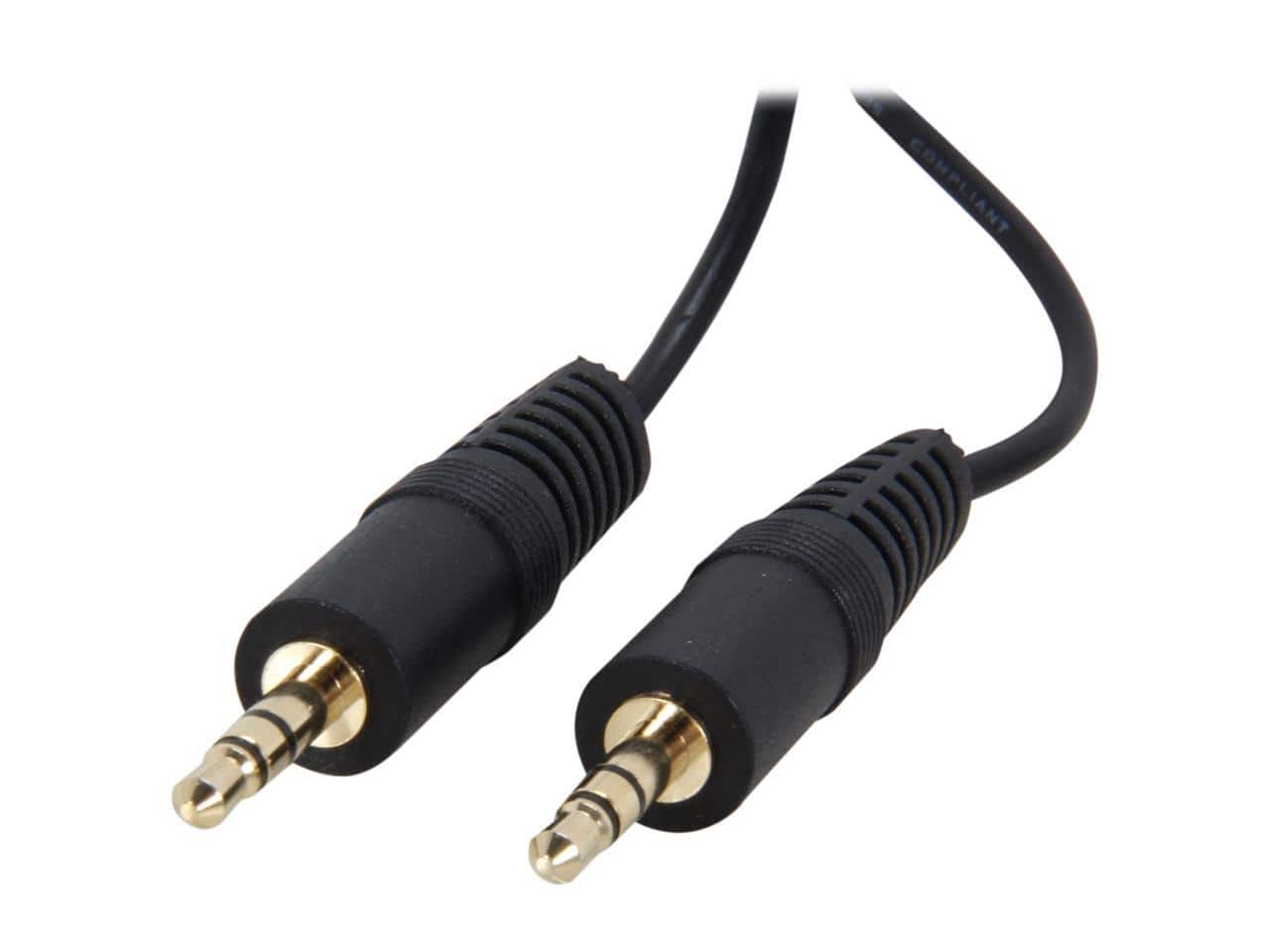 StarTech.com - MU6MM 6 ft. 3.5mm Stereo Audio Cable Male to Male - Black