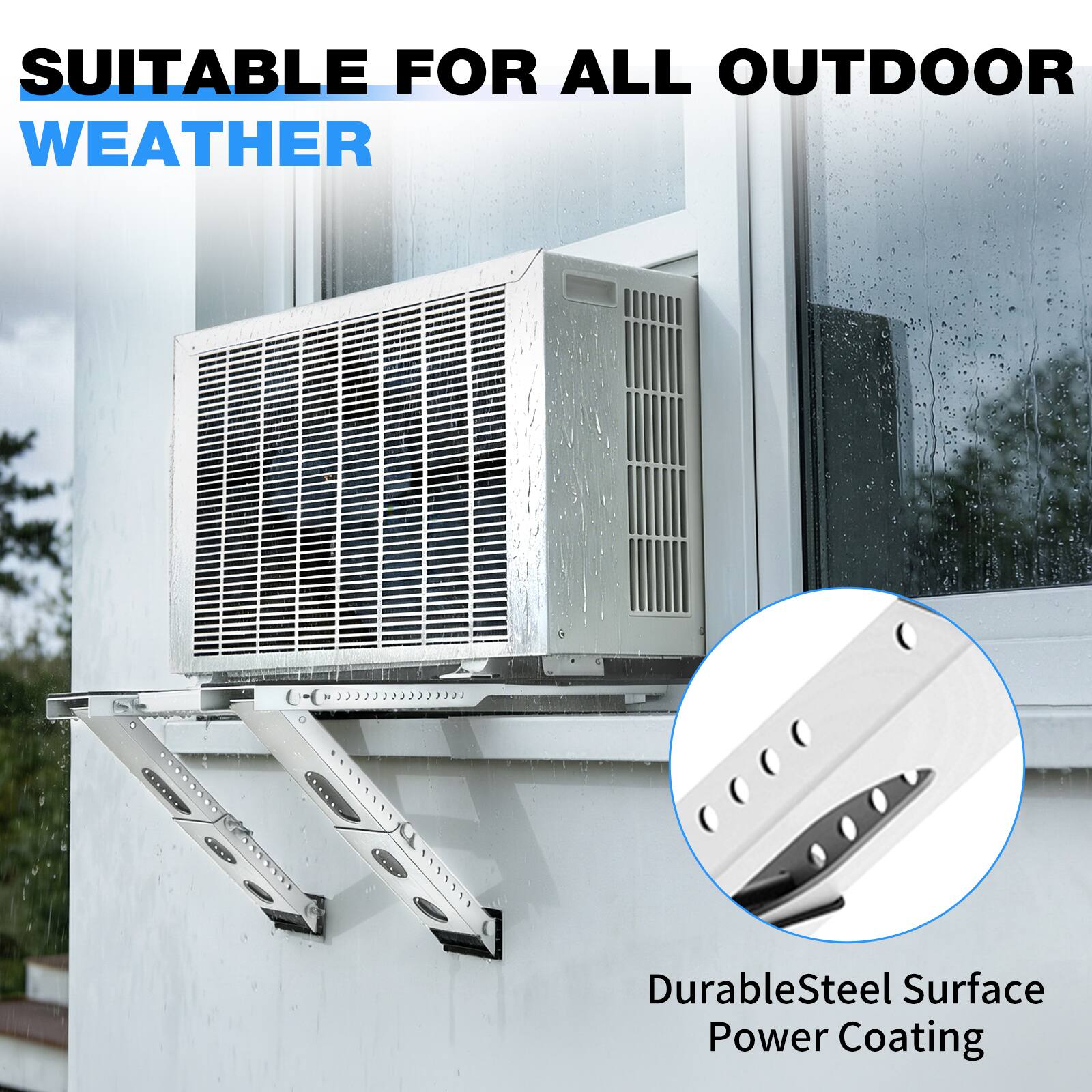 SUITABLE FOR ALL OUTDOOR WEATHER

Durable Steel Surface Power Coating