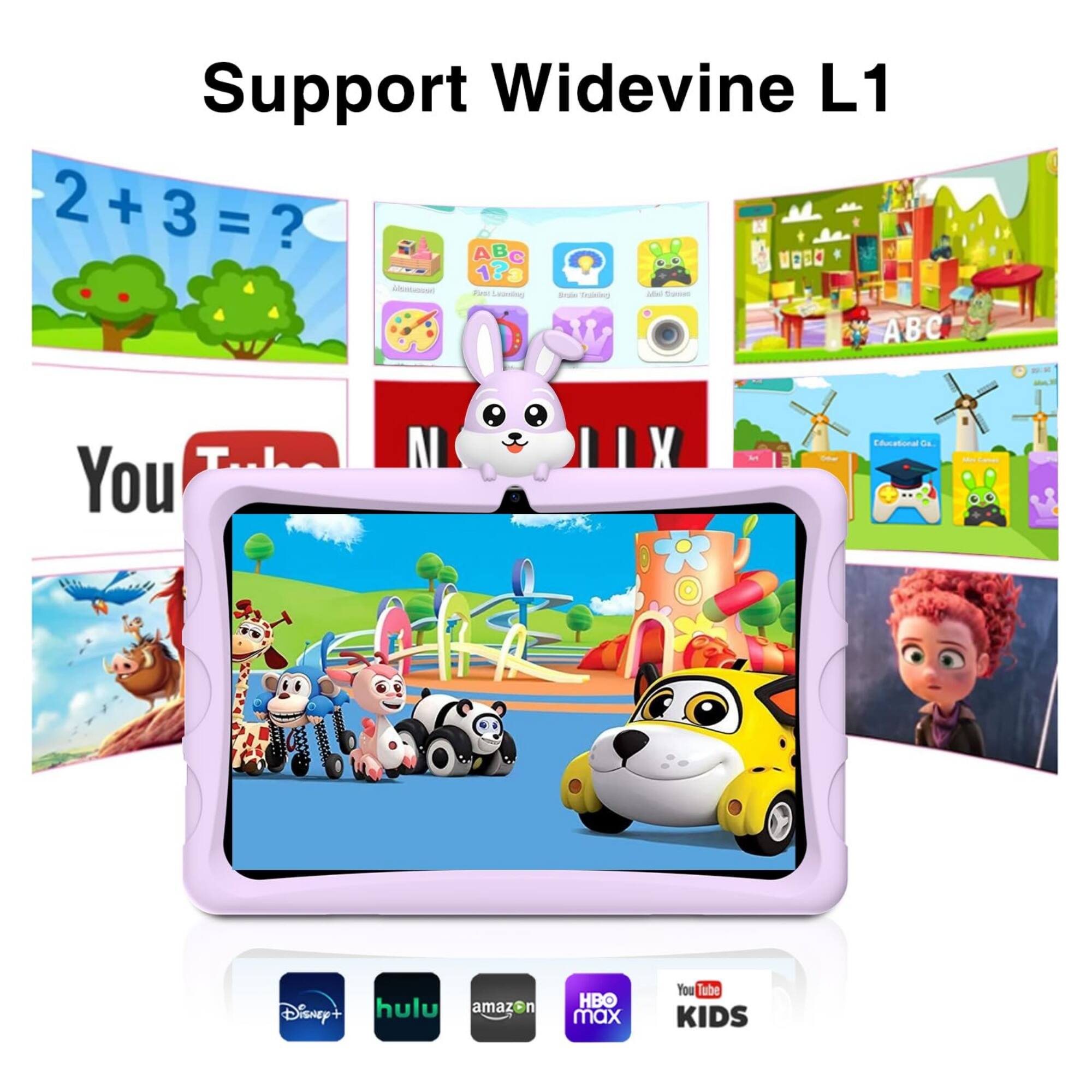 Support Widevine L1  
2 + 3 = ?  
ABC  
A B + 1?  
3 - Pas  
Tri  
ABC  
You  
Tube  
Disney+  
hulu  
amazon  
HBO max  
YouTube KIDS