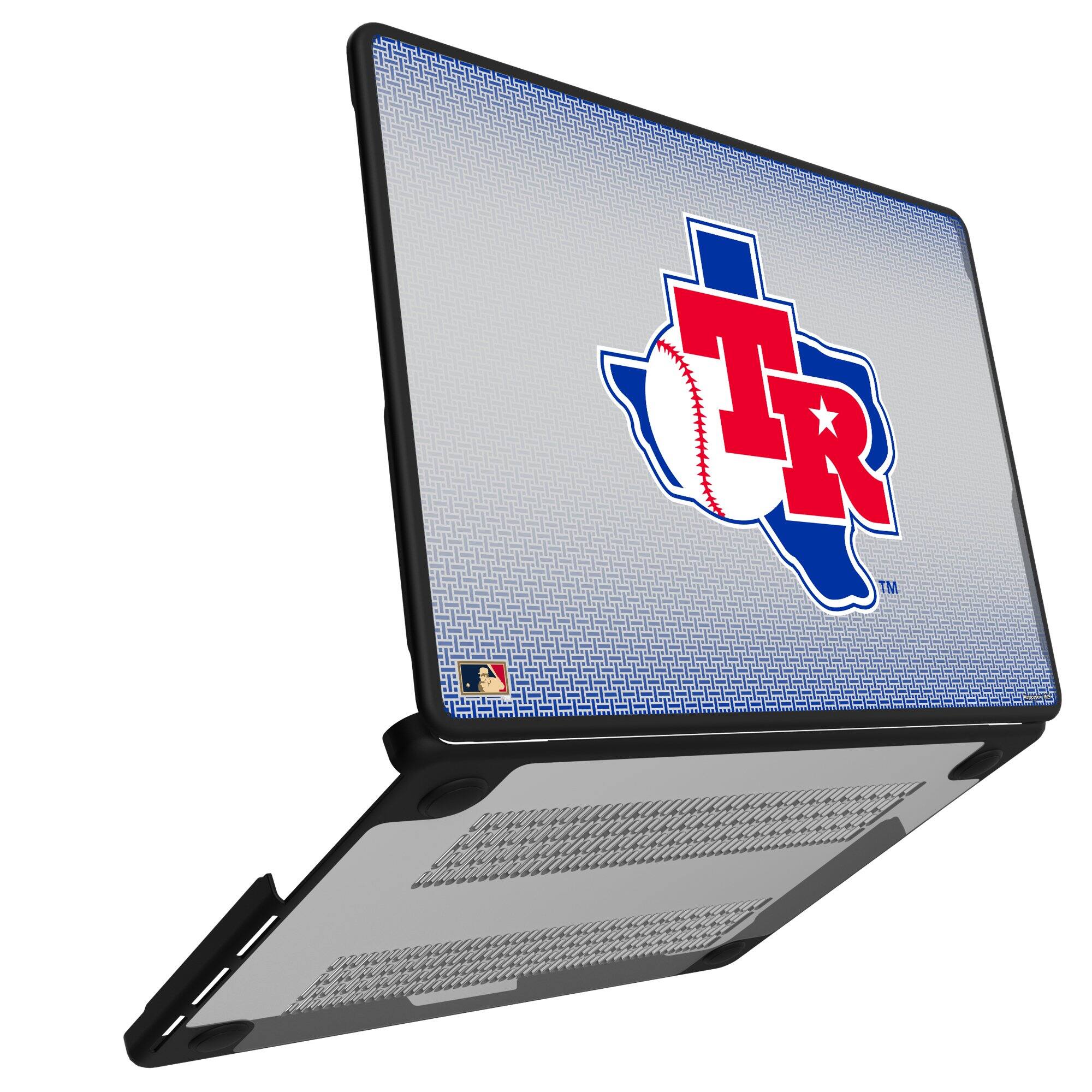 Alt View 1. Keyscaper - Texas Rangers Linen MacBook Case - Air 15 in - Multicolor.