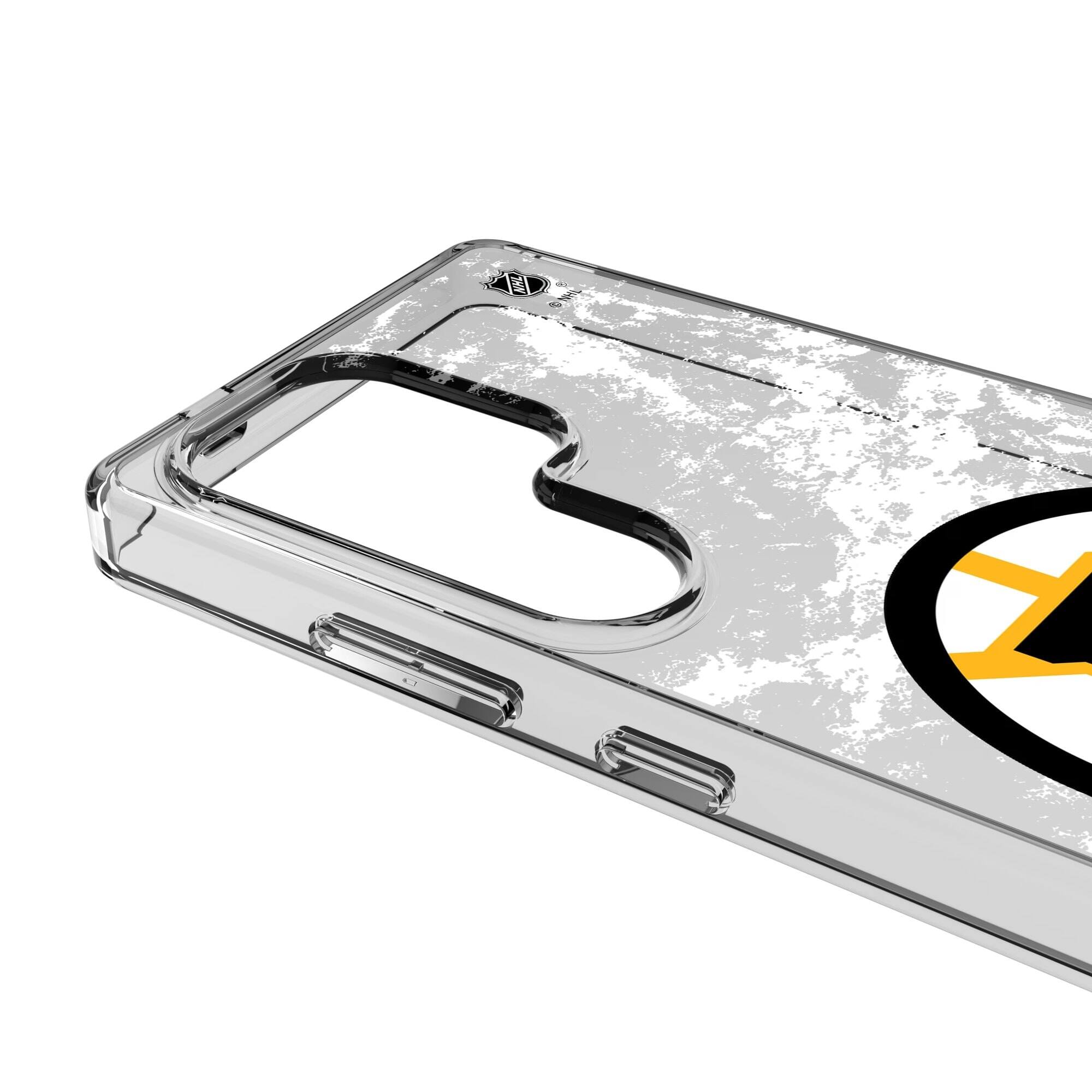 Alt View 2. Keyscaper - Galaxy Stripe Clear Ice Case - S23 Ultra - Multicolor.