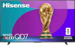 Hisense - 65" Class QD7 Series MiniLED QLED 4K UHD HDR Smart Fire TV (2025) - Front_Zoom