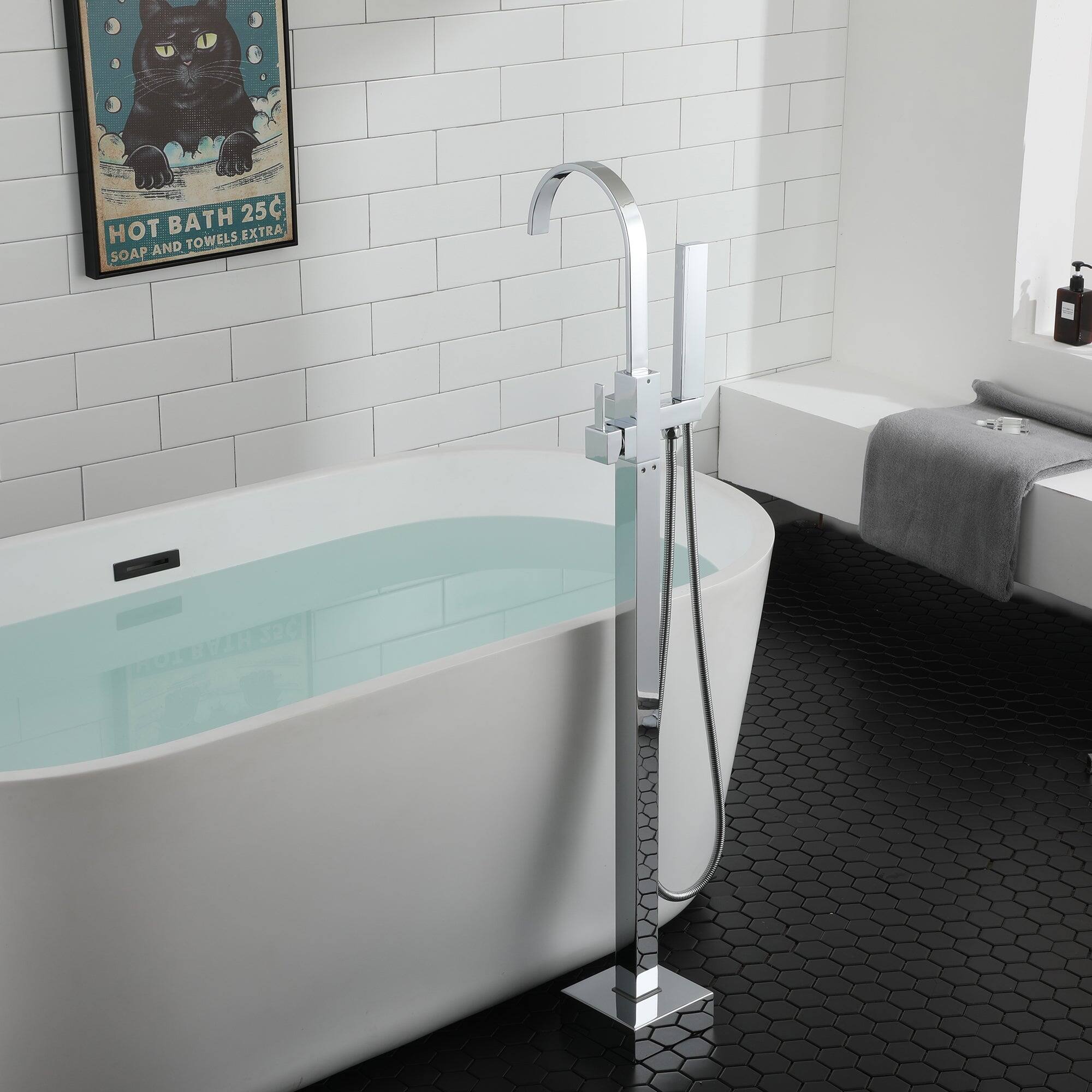 HOT BATH 25c SOAP AND TOWELS EXTRA