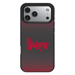 Keyscaper - NCAA - Nebraska Huskers Bump Case with 8.2ft Drop Protection - 15 - Black