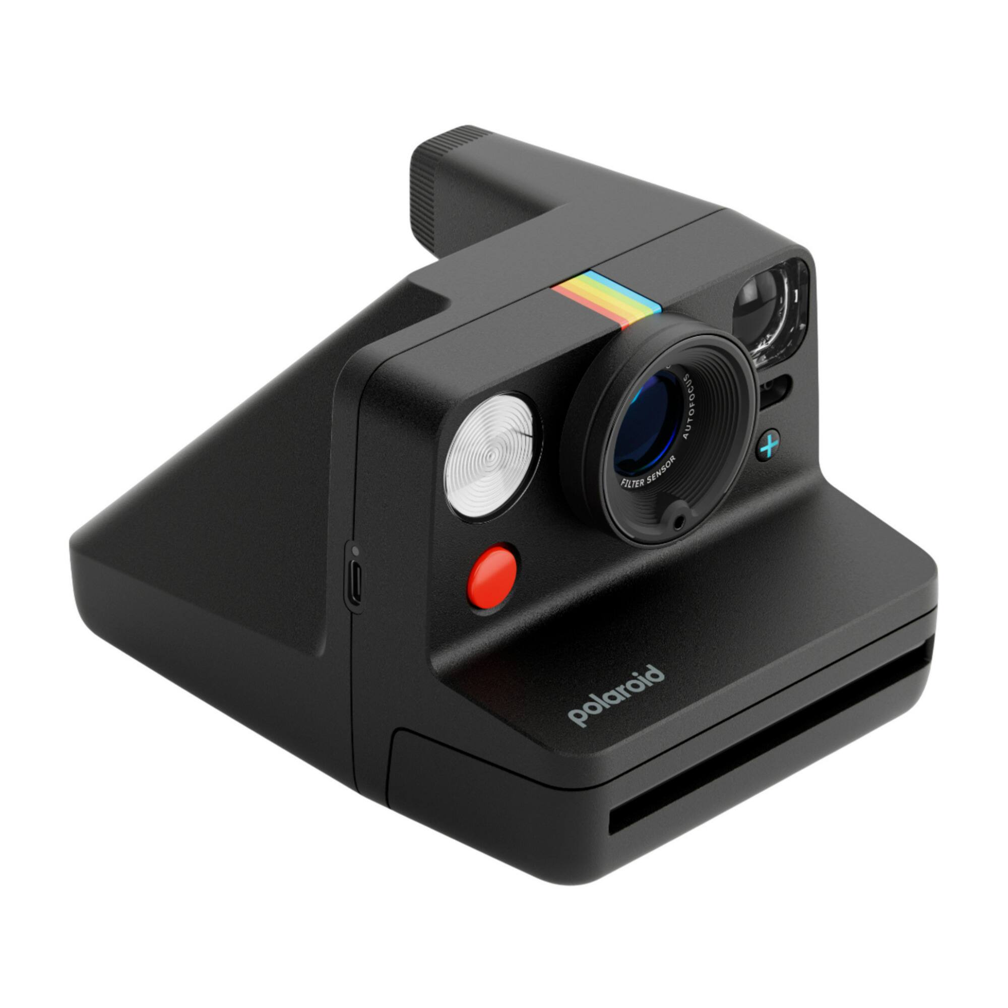 The text on the image reads "SENSOR + I polaroid."