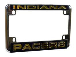 Rico Industries - Indiana Pacers Chrome Motorcycle License Plate Frame - also Recreational Vehicles, RVs, Bikes & Scooters - Multi