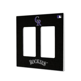Keyscaper - Colorado Rockies Solid Double Rocker Light Switch Plate - Multicolor