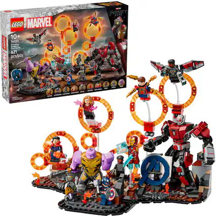 I I INFINITY SAGA LEGO MARVEL 10+ 9 76323 SE0O Avengers Endgame 621 pcs/pzs "MARVEL C - - - I - - - - - n nnO - AAmS - - - - I - . 2 AO
