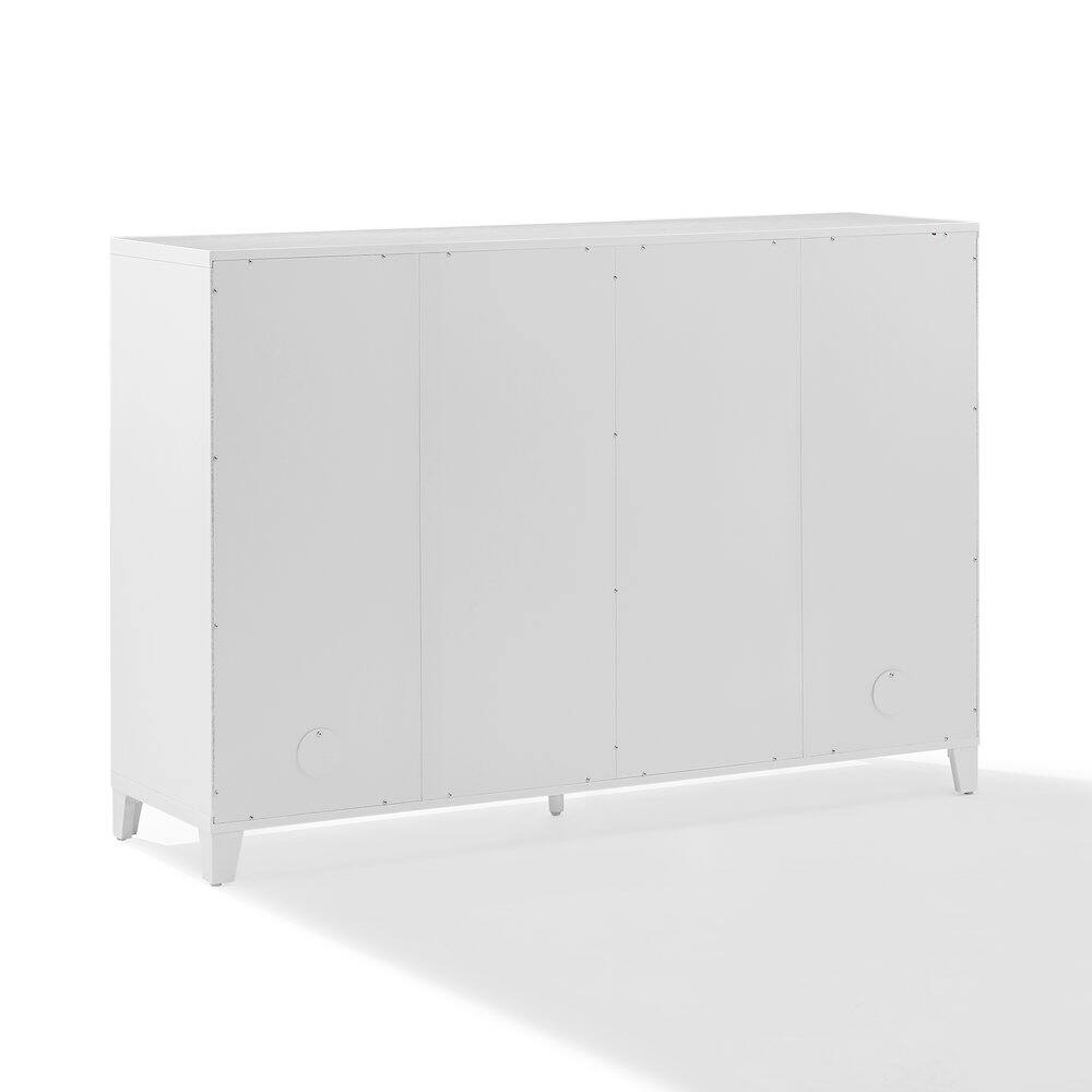 Alt View 1. Crosley Furniture - Roarke Sideboard - White.