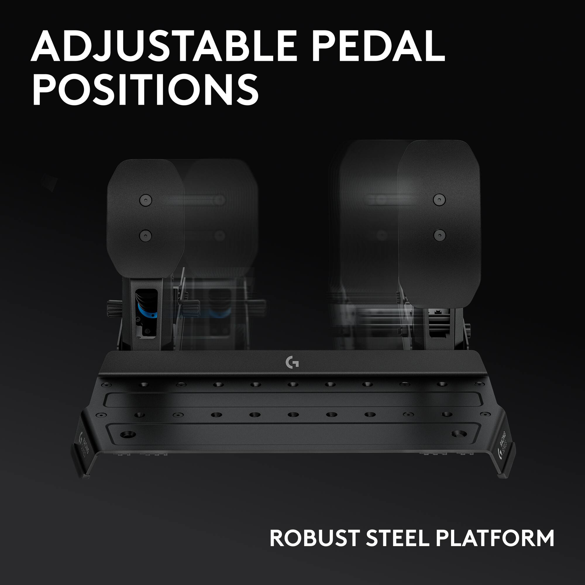 ADJUSTABLE PEDAL POSITIONS

ROBUST STEEL PLATFORM