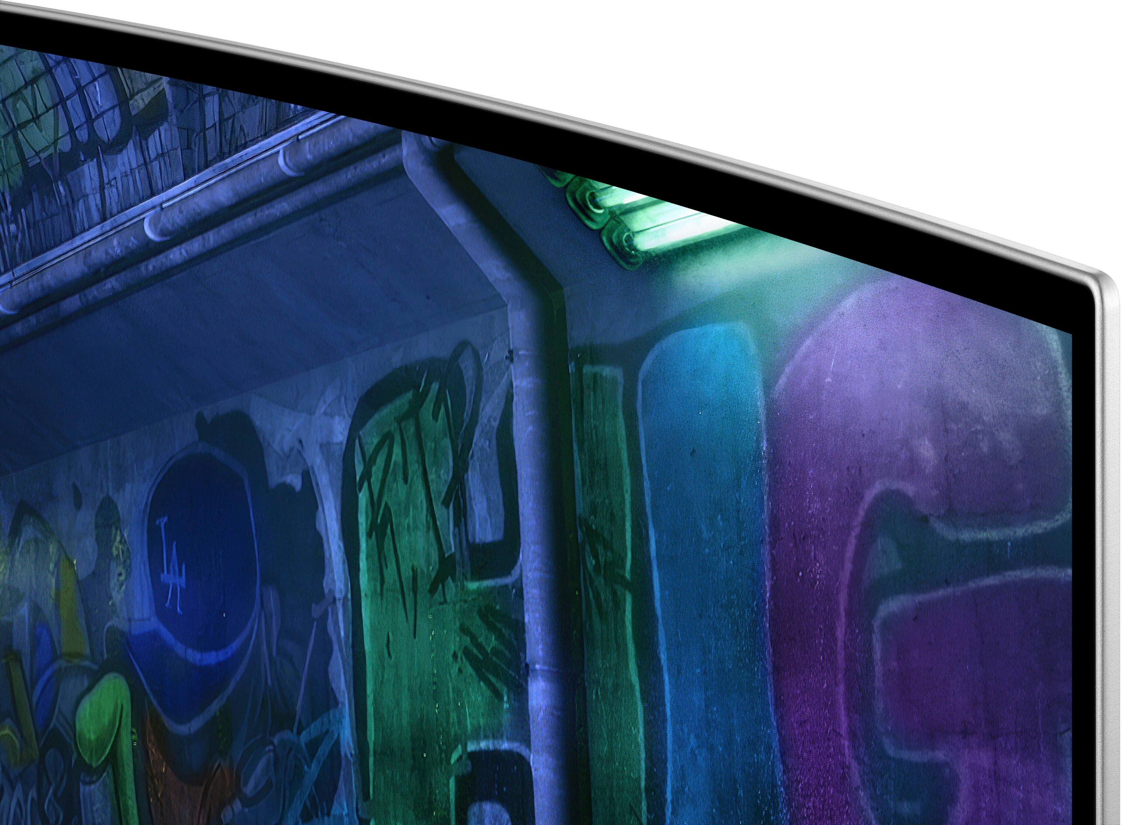 Alt View 23. Samsung - 49" Odyssey OLED G9 (G93SD) Dual-QHD 240Hz 0.03ms G-Sync Compatible Curved Glare Free Gaming Monitor - Silver.