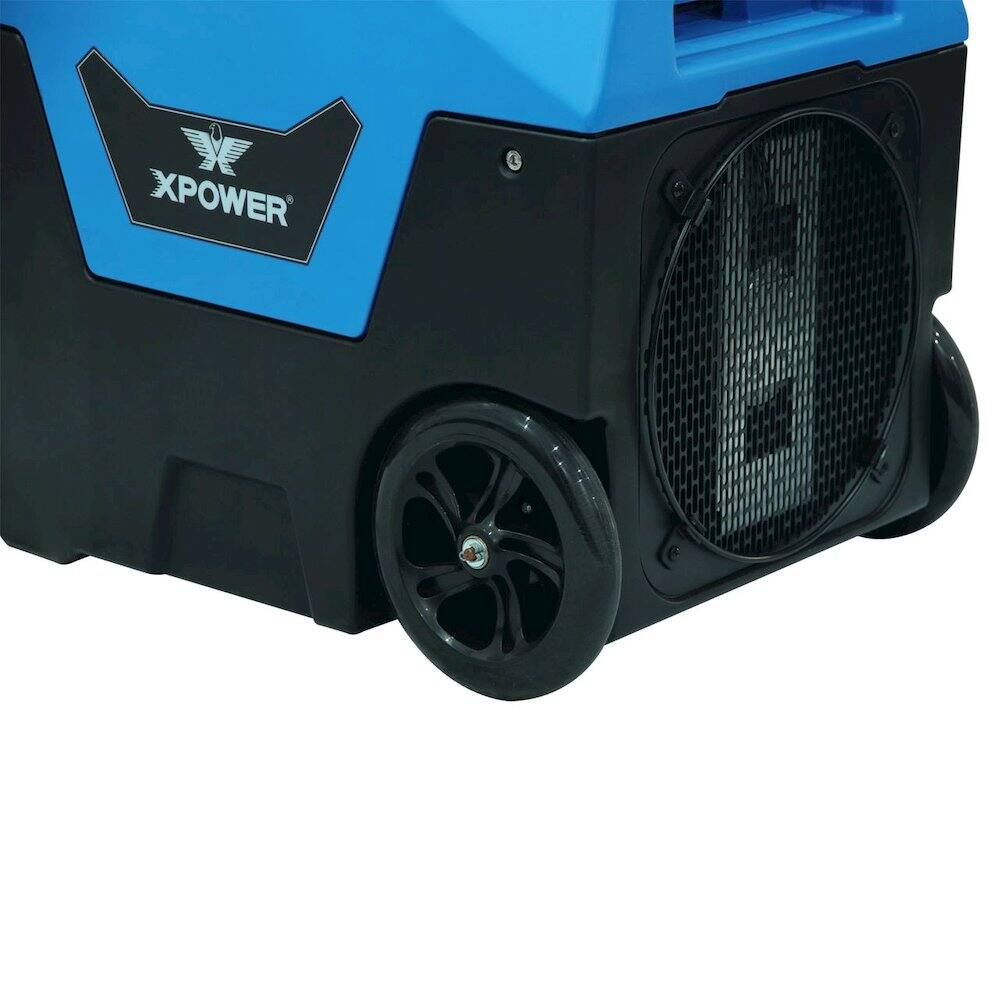 Alt View 6. XPOWER - Pint Bluetooth LGR Commercial Dehumidifier with Auto Purge Pump - Blue.