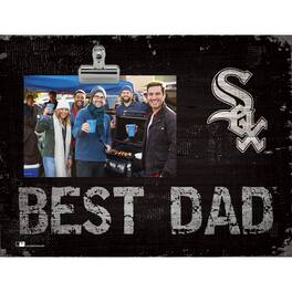Fan Creations - Chicago White Sox 8'' x 10.5'' Best Dad Clip Frame - Multicolor