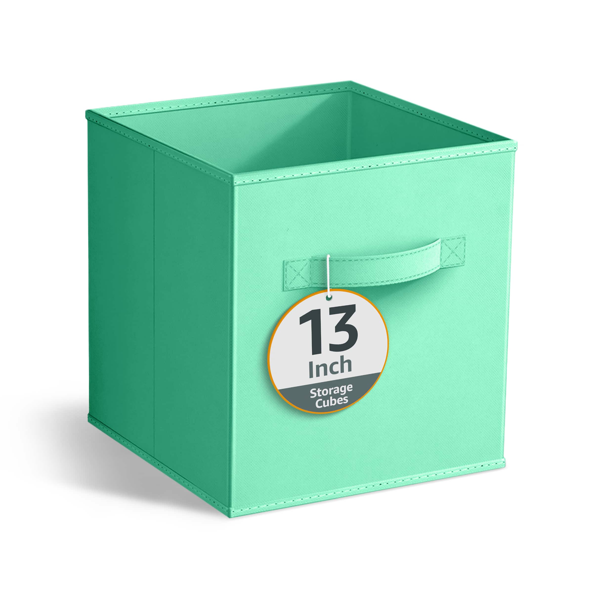 Sorbus - Large 13-Inch Foldable Storage Bin for Home, Bathroom and More, 1-Piece Cube Basket Organizer - Teal price history on PriceWatchPro