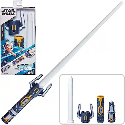 The corrected text is: "Star Wars Ahsoka Tano Disney Lightsaber Forge Star Wars 4"