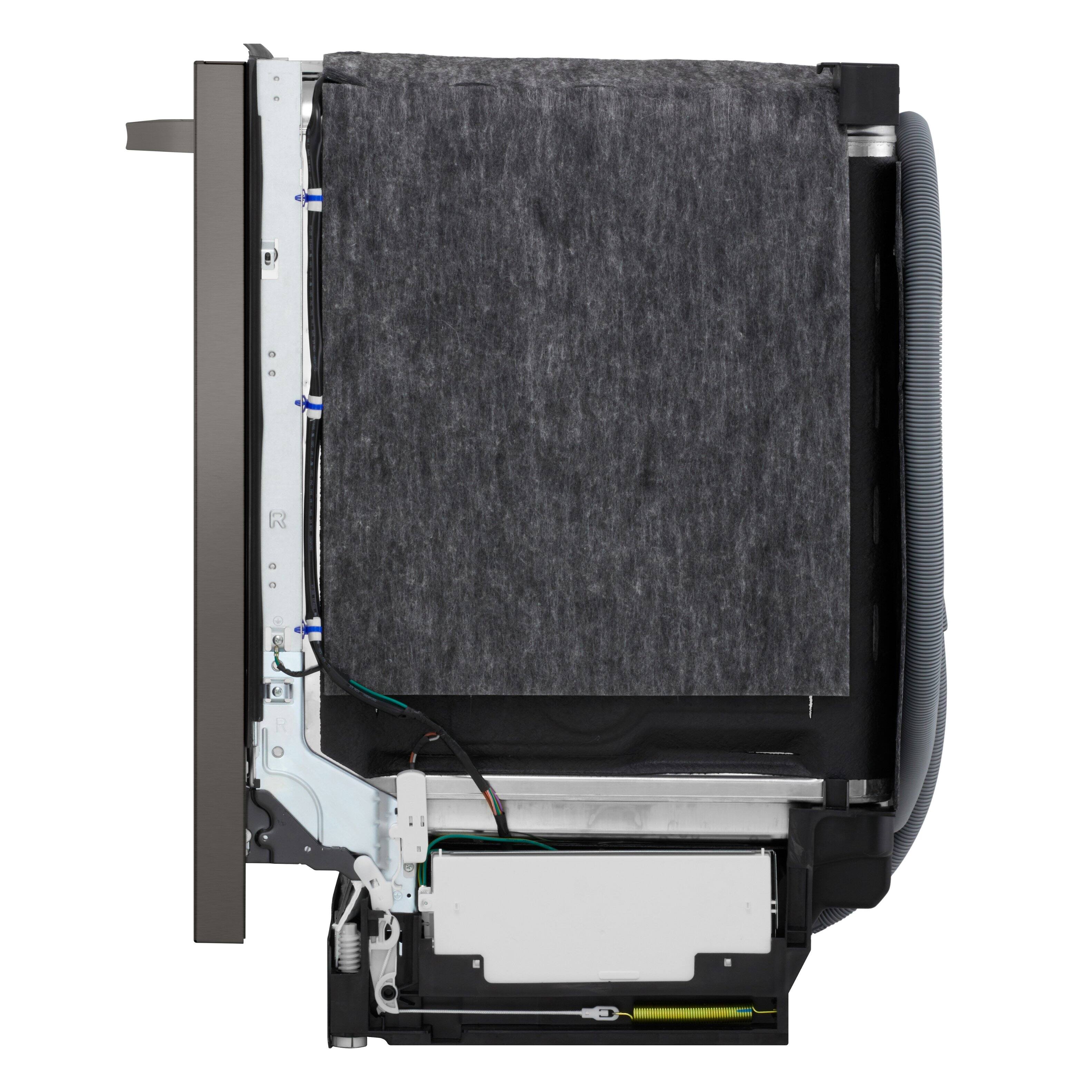 Alt View 22. LG - FlushFit 24" Top Control Smart Built-In Stainless Steel Tub Dishwasher with 3rd Rack, 1-Hour Wash & Dry Cycle and 46dBA - Black Stainless Steel.