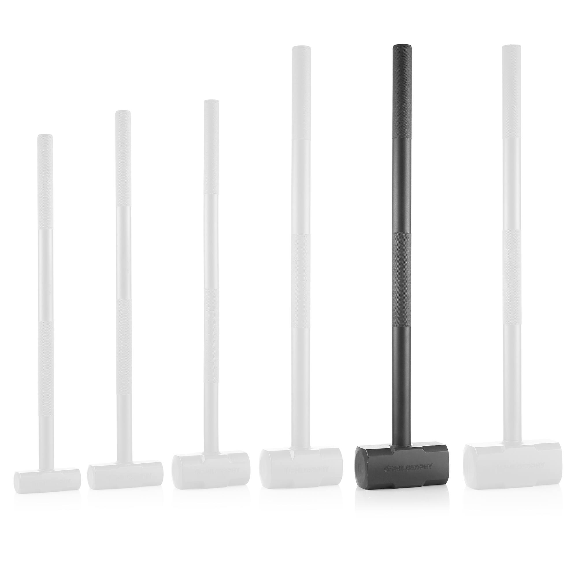Alt View 4. Philosophy Gym - Fitness Hammer - Steel Hammer for Strength Training - Black.