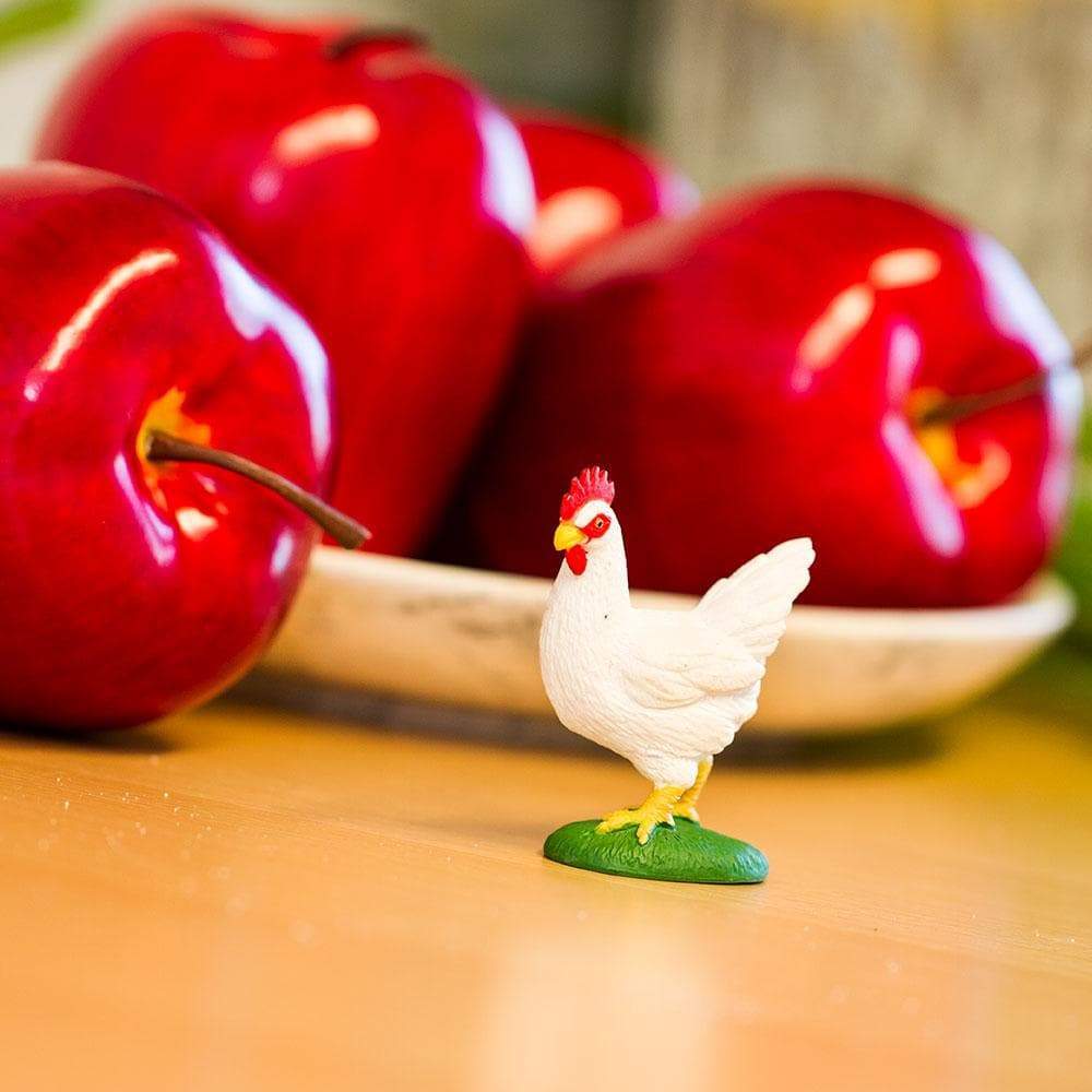 Angle. Safari Ltd. - Chicken Toy Figurine.