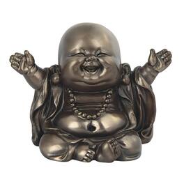 FC Design - 4"W Maitreya Buddha Figurine Statue Office Desk Tabletop Home Decor Gift - Multi-Color