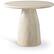 Front. Meridian Furniture - Cosenza Travertine 36" Travertine Finish Concrete Dining Table - Grey.