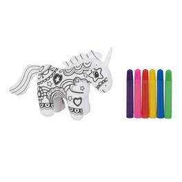 Ganz - Unicorn 7 Inch Plush Stuffed Animal Mini Coloring Kit