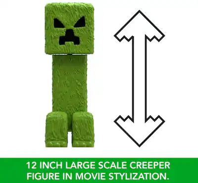 Mattel Figures - Minecraft Movie Creeper Action Figure Mattel Figures - Minecraft Movie Creeper Action Figure