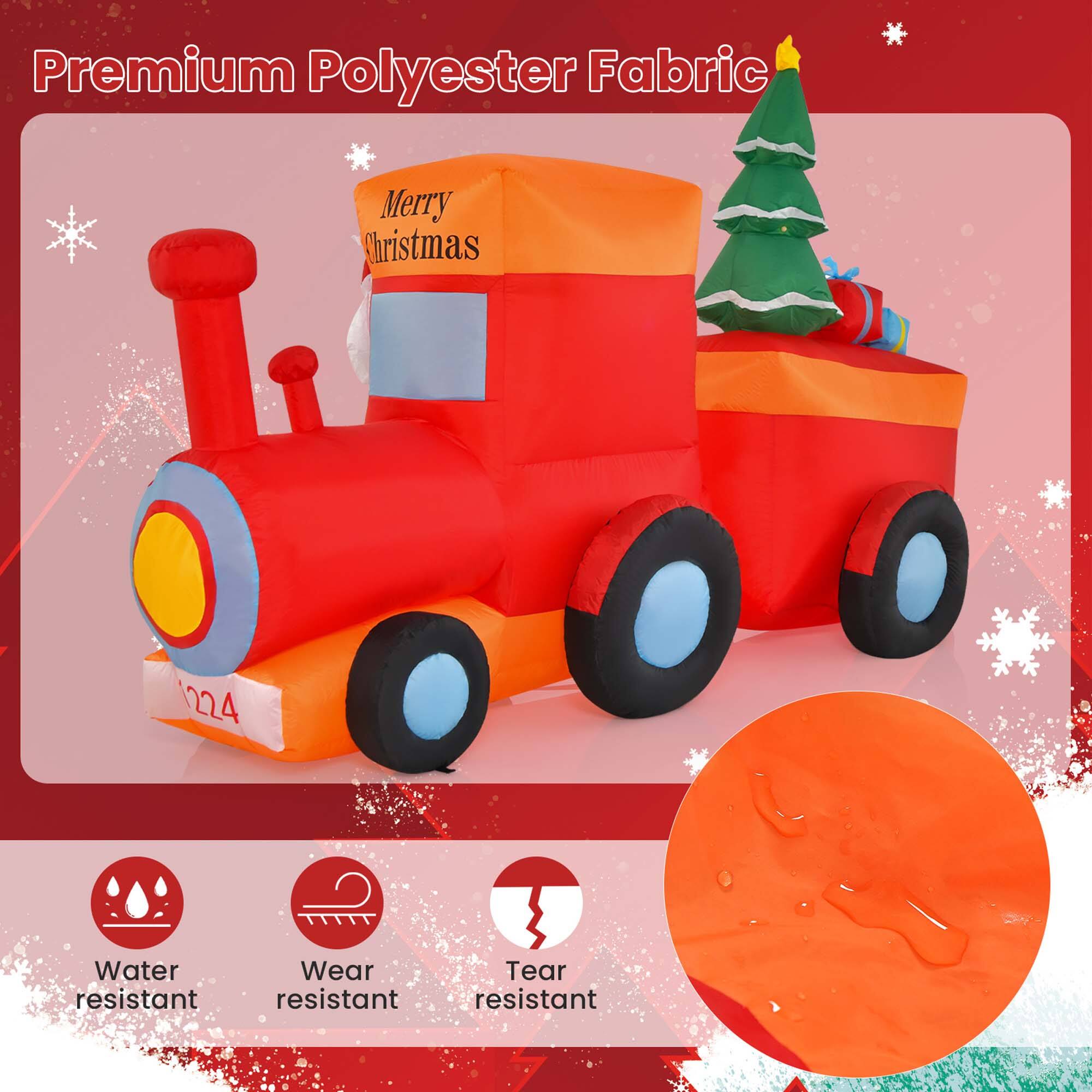 Premium Polyester Fabric Merry Christmas 224 Water resistant Wear resistant Tear resistant