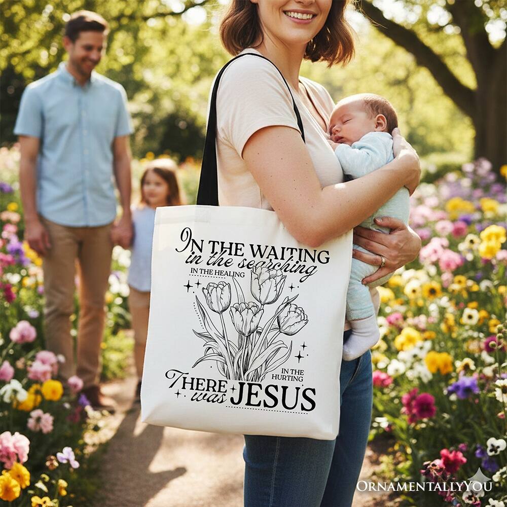 IN THE WAITING in the searching sea  
IN THE HEALING  
IN THE HURTING  
THERE was JESUS  
ORNAMENTALLY YOU