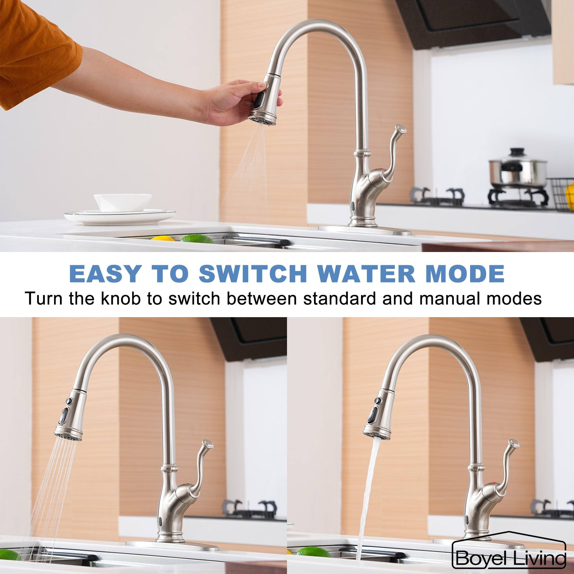 EASY TO SWITCH WATER MODE
Turn the knob to switch between standard and manual modes
Boyel Living