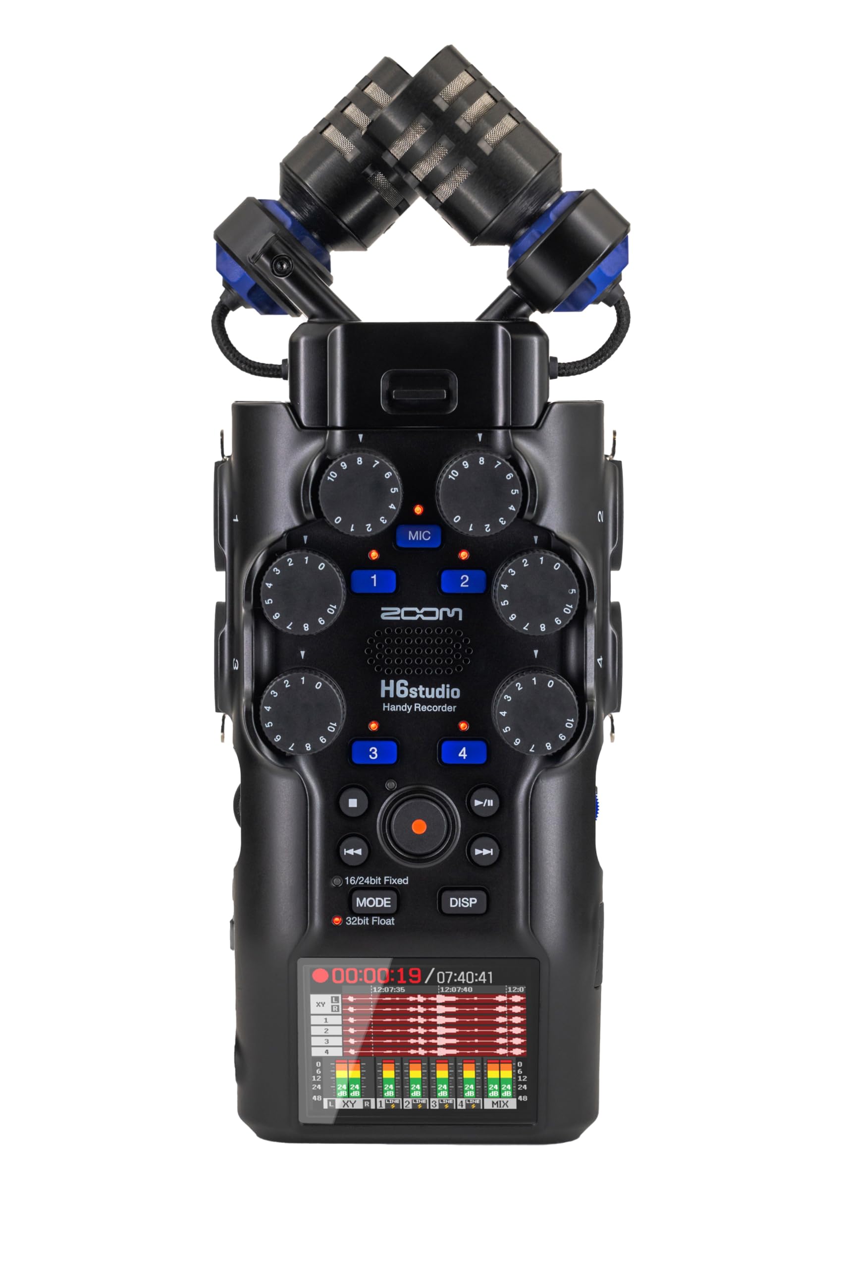 Zoom H6studio 8 Track 32 Bit Float Handy Recorder with XY Stereo