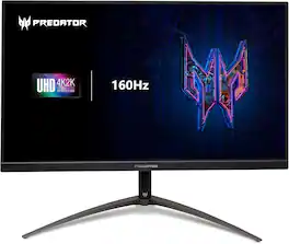 Acer - Refurbished Excellent - Predator XB323QK V3 – 32" 4K UHD (3840x2160) Gaming Monitor, 144Hz, IPS, NVIDIA G-SYNC - Black